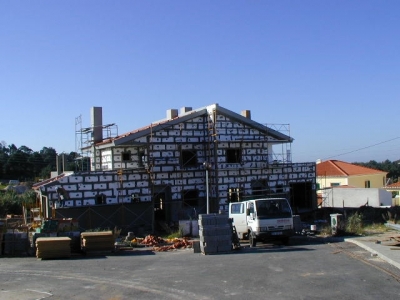 Aplicação de revestimento exterior