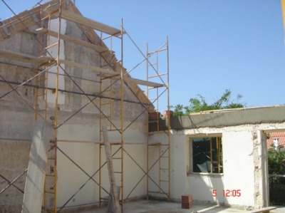 Execução de lintel em betão